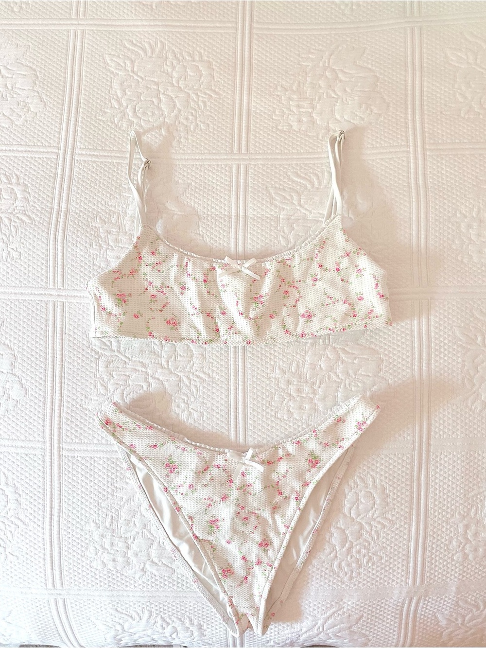 ΰΎΰ½²ΰΎΰ½²ΰΎΰ½²ΰΎΰ½²ΰΎΰ½² frankieβs bikinis floral dallas waffle bralette bikini set day lily